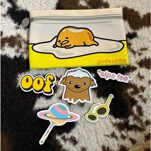 Ipsy bag with stickers